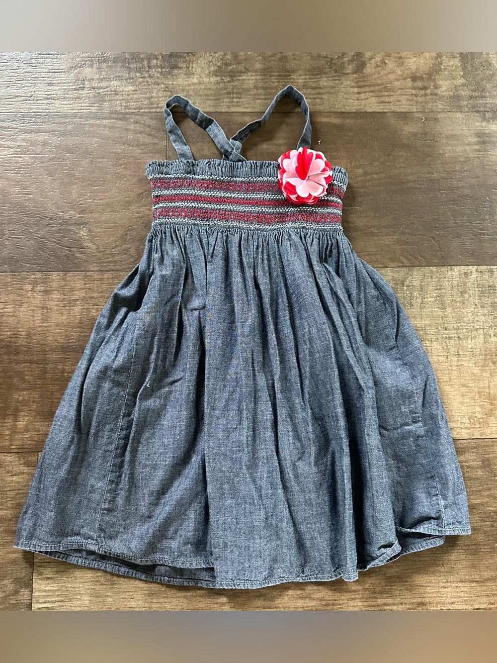 Gymboree Denim dress with flower